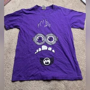 Fruit of the Loom Purple Kids Monster Graphic Tee